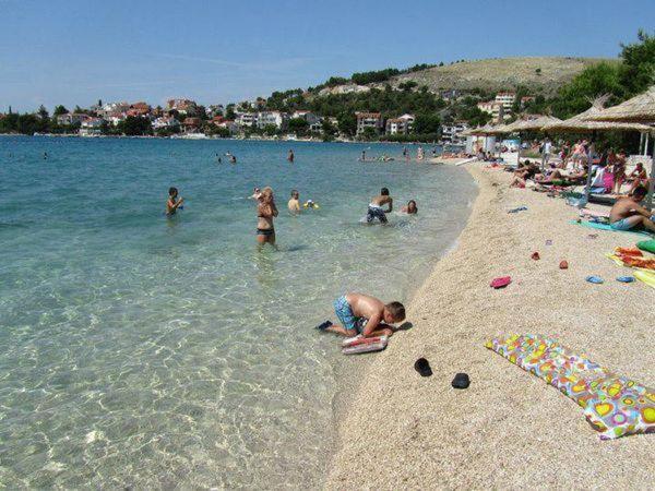 Braco Apartments By The Sea With A Sea View Zaboric Bagian luar foto