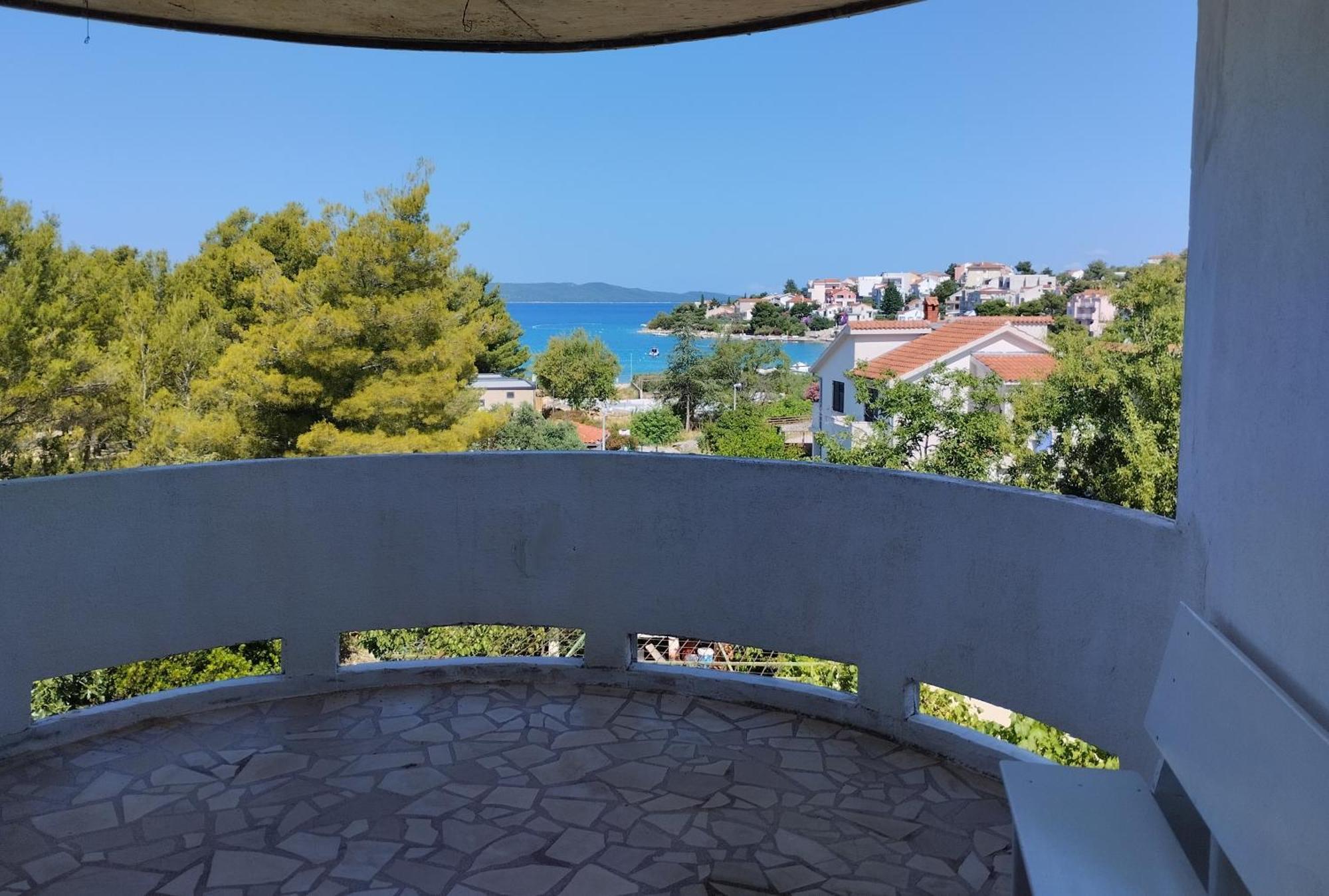 Braco Apartments By The Sea With A Sea View Zaboric Bagian luar foto